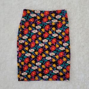 Floral Fun Cassie Skirt L LuLaRoe